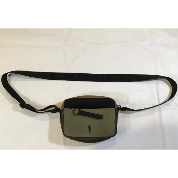 Thacker Other - Thacker Neoprene Crossbody Bag Olive Green Tan Black Utility Messenger Strap
